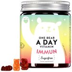 Bears with Benefits One Bear a Day Immune Boost, Gummy Bears Sugar Free, High Dose Multivitamin Complex For the Immune System, 90 Bears, 150 g