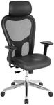Lorell Hi Back Chair, Black