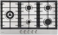 RANGAIRE RCG341S 34" Cooktop, 5 Sealed Burners 45100BTU Built Stove Top NG/LPG Convertible, Dual Fuel Gas Hob, Stainless Steel