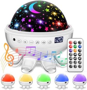 Baby Sound Machine with 30 Soothing Sounds,Night Light Projector with Star