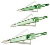 Allen Company Velox Optimus 3-Blade Broadheads - Archery Bow and Crossbow Broadheads - Compound Bow Accessories - 125 or 100 Grain - 3 Pack