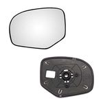 MACZO - orvm Left (Passenger) Side Rear View Mirror Glass for Ertiga/Swift/Dzire Vxi Zxi Vdi Zdi Model (Year 2011-2017)