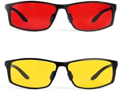 TrueDark Elite Boxed Set (Daylights & Twilights) Blue Light Blocking Glasses to Reduce Eye Strain and UV Glare - For Men & Women, Day & Night, Computer Screen, Gaming, TV, Phone - Elite by Dave Asprey