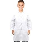 MIVAIUN Kids White Lab Coat, Boys Girls Doctors Coat Medical Lab Coats, Kids Scientist Doctor Costume Scientist Doctor Fancy Dress Accessories for Role Play, School Projects (L)