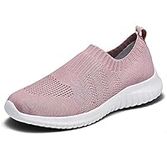 TIOSEBON Womens Lightweight Trainers Walking Shoes Breathable Running Sneakers 5 UK Mauve 37.5 EU Label Size Asian 38