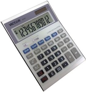 Victor Technology 6500 Financial Calculator, White
