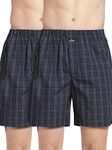 Jockey Men's Cotton Boxers (Pack of 2) (1223-0210-ASSTD_Small_Multi Colour Check10_S)