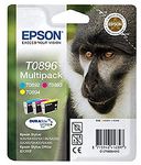 Epson Original Durabrite T0896 Monkey Multipack Ink Cartridges, Amazon Dash Replenishment Ready