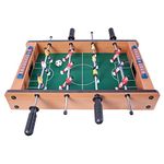 Global Gizmos 80380 Table Top Foosball Set | Mini Football Game | 6-A-Side | Lightweight & Portable | 51cm x 31cm