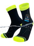 Dexshell Ultralite Biking Waterproof Socks, Hi-Vis Yellow, Large