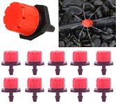 DIY Crafts 50 Pcs, Only Red Dripper, Only Red Dripper, Micro Drip Irrigation Kit System Blank Distribution Tubing Irrigation Sprinkler System Kit Self Plant Garden Hose Water(50 Pcs, Only Red Dripper)