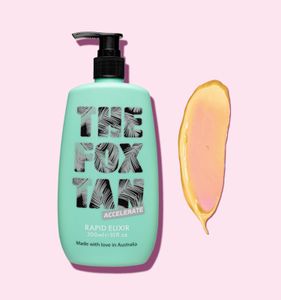 The Fox Tan Rapid Tanning Elixir – Natural Tanning Accelerator Lotion, 300ml