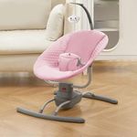 StarAndDaisy Electric Swing for Baby Automatic/Baby Swing for 0 to 2 Years with Adjustable Backrest/Baby Rocker Automatic Swing with Bluetooth Playback, Light Weight, Play Toy - Pink