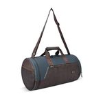 Gear Cross Training 9"/29L Faux Leather Large Water Resistant Duffle Bag/Travel Bag/Gym Bag for Men & Women(Teal-Brown)