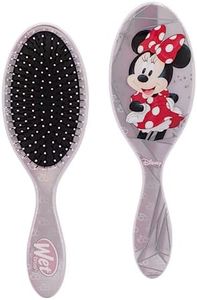 Wet Brush Original Detangling Brush, Minnie Mouse (Disney 100) - Detangler Brush with Soft & Flexible Bristles - Detangling Brush for Curly Hair - Tangle-Free Brush for Straight, Thick, & Wavy Hair