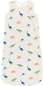 KYTE BABY Unisex Rayon Made From Bamboo Sleep Bag for Babies and Toddlers, 0.5 Tog (Largel, Ecru Roar)