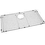 Serene Valley Sink Bottom Grid 28-3/8" x 14-3/16", Rear Drain with Corner Radius 3/8", Sink Protector NDG2915R