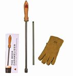 Casual Panache 1571F Campfire Beer Caramelizer Poking Tool (W/Extra Rod & Glove) Novelty Beer Accessories for Camping & Home Brewing - Perfect Beer Gifts for Men, Women, Boyfriends, Holidays