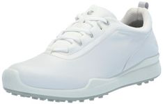 ECCO Men's Biom Hybrid Bny Waterproof Golf Shoe, White, 10-10.5