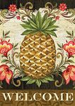 Toland Home Garden 101163 Pineapple and Scrolls House Flag