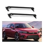 Cross Bars Aluminum Compatible with Honda Civic 2022 2023 for Car Roof Rack with Lock Cargo Carrier, Black