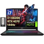 MSI Katana 15.6" 144Hz FHD Gaming Laptop, Intel i7-13620H, 32GB DDR5, 2TB PCIe SSD, 4 Zone RGB Keyboard, Number Pad, NVIDIA GeForce RTX 4070, Windows 11 Pro, Black, 256GB Docking Station Set