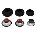 3X Voyager 5200 Ear Tips Replacement,Ultra Comfort Silicone Voyager Legend Eartips with in-Ear Foam for Plantronics Ploy Voyager 5200 5220 5210 Series Headset Earphone Buds-S/M/L