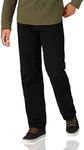 Wrangler Authentics Men's Fleece Lined 5 Pocket Pant, Black, 32W x 32L