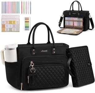 LOVEVOOK Large Bible Bag with Bible Cover Case for Women, Teacher Tote Bag