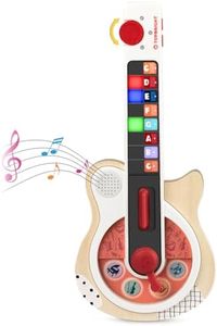 TOP BRIGHT Kids Guitar, Toddler Musical Instrument Toys for 3 4 5 Year Old Boys Girls Gifts, 3 in1 Electric Guitar