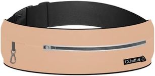 CUBITT Running Belt, Lightweigth water resistance waist pack. No bounce - Adjustable. For Men & Women. Super comfort & secure. Fit any cellphone