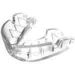 OPRO Silver Level Mouthguard Essential Fit - Gum Shield Adult and Kids - OPRO Mouth Guard Boxing and MMA, Easy Self-Fit Gum Shield Rugby and Hockey - Superior Protection with Dental Warranty
