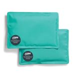 Cool Coolers 2 Pack Soft Ice for Lunch Bags, Flexible Stretch Nylon, Durable, Reusable Lunch Box Ice Packs, Ice Packs for Lunch Boxes, Reusable Freezer Packs, Easy to Clean, by Fit & Fresh, Teal