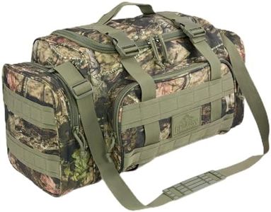 APRILBAY Duffel Bag – Heavy Duty Tactical Gym Bag for Men, Splashwater-Proof Weekender Travel Bag for Basketball, Football, Soccer, Hiking, and Hunting (Forest Tree Camo)