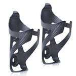 ThinkTop 2 Pack Ultra-Light Full Carbon Fiber Bike Drink Water Bottle Cage Holder Brackets for Bicycle Road Bike MTB Cycling