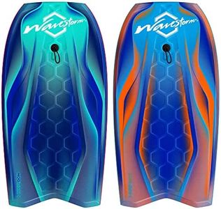 Wavestorm - 42.5 in Performance Foam Bodyboard with Sector Fin Channel Bottom | Bodyboard for Beginners and All Surfing Levels | Board Set includes Leash | Premium Construction |2 count