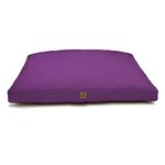 FelizMax Zabuton Meditation Mat (36"×28"×2") Luxurious Meditation Cushion for Kneeling Sitting Large Floor Pillow Zafu/Bench-Washable Cotton Cover 100% Organic Cotton Filling (Purple)