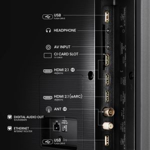 Hisense 50" 4K Mini-LED Smart TV – Ultra HD HDR Display