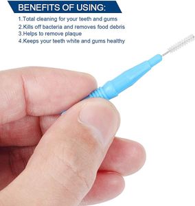 Interdental Brush 50-Pack – Fine Dental Cleaning Brushes