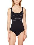 Haute Pression Women's D8002 Swimsuit, Black (Noir/Blanc), XX-Large