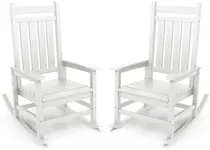 SERWALL Outdoor Rocking Chair, HDPE