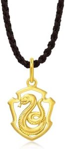CHOW SANG SANG 999.9 24K Pure Gold Harry Potter Slytherin Snake Necklace for Women & Men 45cm 95061Z