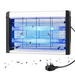 20W Electric Indoor Bug Zapper UV Bulbs –3500V Mosquito and Fly Zapper for Kitchens, Bedrooms, Living Rooms, and Covered Spaces (Indoor Bug Zapper)