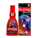 Dr.Ortho Ayurvedic Strong Oil 60ml - for Joints Pain, Knee Pain, Neck Pain, Back Pain, Shoulder Pain