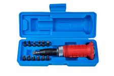 Blue Spot Tools 12064 Impact Driver in Case, Red, Set of 13 Piece