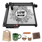 Ortur Laser Master 2 Pro S2 Laser Engraving Machine, 10000mW High Accuracy Laser Engraver, Laser Cutter, 15.7'' x 15.7'' Lazer Engraving Machine for Wood, Acrylic, Leather, Business Card, Class4