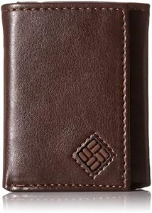 Columbia Men's Trifold Wallet, RFID, Brown