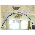 GANE-SHLIGHTS GL 40 String, Acrylic Bead and Drops, String Hanging Crystal Curtain (40 String Suitable to 5 to 6 Feet Width) (Blue)