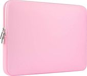 CCPK 15.6" Laptop Sleeve Compatible for 16" MacBook Pro 16 Inch 15" Mac Hp Acer Aspire 5 Samsung Lenovo Surface Book Envy x360 15 In Computer Cover 16in PC Carrying Case 15.6 Inch Bag Neoprene, Pink