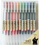 sencoo 12 pack Premium Gel Ink Pen Fine Point Pens Ballpoint Pen 0.5mm for Japanese Office School Students Stationery Supply Children Gift Pens